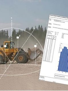 Nor1035 NorPower, ISO3740 calculations from measurements